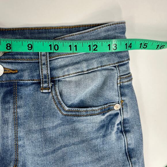 Judy Blue Wide Leg Crop Jeans Sz 5/27 Light Wash Blue Cooling Denim JB88616 High - Picture 12 of 15